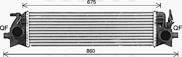 Ava Quality Cooling VO4305 - Ladeluftkühler alexcarstop-ersatzteile.com