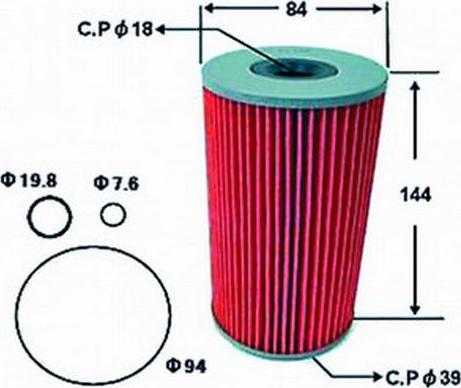 Azumi OE24503 - Ölfilter alexcarstop-ersatzteile.com