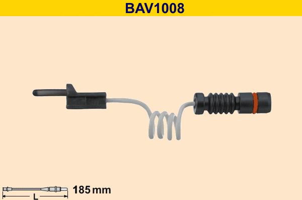 Barum BAV1008 - Warnkontakt, Bremsbelagverschleiß alexcarstop-ersatzteile.com