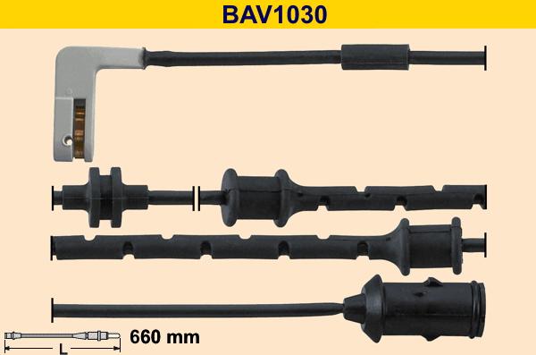 Barum BAV1030 - Warnkontakt, Bremsbelagverschleiß alexcarstop-ersatzteile.com