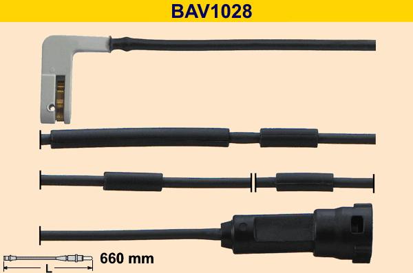 Barum BAV1028 - Warnkontakt, Bremsbelagverschleiß alexcarstop-ersatzteile.com