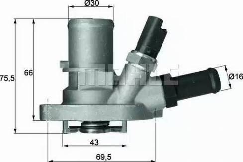 Behr TI 149 88 - Thermostat, Kühlmittel alexcarstop-ersatzteile.com