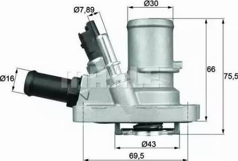 BEHR TI 144 88 - Thermostat, Kühlmittel alexcarstop-ersatzteile.com