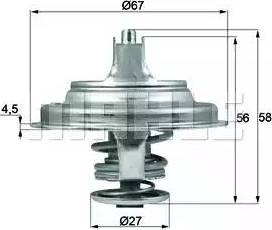 Behr TX 97 79D - Thermostat, Kühlmittel alexcarstop-ersatzteile.com