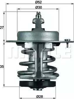 Behr TX 69 79 - Thermostat, Kühlmittel alexcarstop-ersatzteile.com