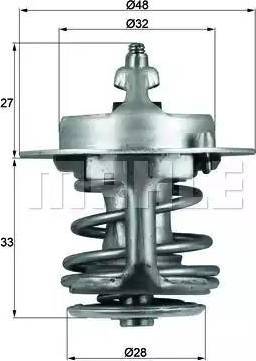 Behr TX 63 83 - Thermostat, Kühlmittel alexcarstop-ersatzteile.com