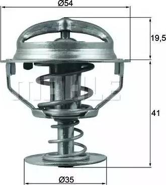 Behr TX 164 82D - Thermostat, Kühlmittel alexcarstop-ersatzteile.com