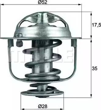 Behr TX 119 82D - Thermostat, Kühlmittel alexcarstop-ersatzteile.com