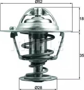 Behr TX 184 78D - Thermostat, Kühlmittel alexcarstop-ersatzteile.com