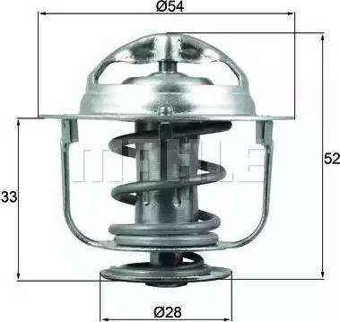 Behr TX 176 82D - Thermostat, Kühlmittel alexcarstop-ersatzteile.com