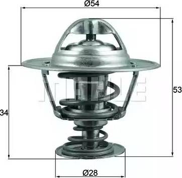 Behr TX 203 88D - Thermostat, Kühlmittel alexcarstop-ersatzteile.com