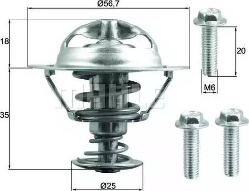 Behr TX 202 90D - Thermostat, Kühlmittel alexcarstop-ersatzteile.com