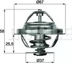 BEHR TX 20 80D - Thermostat, Kühlmittel alexcarstop-ersatzteile.com