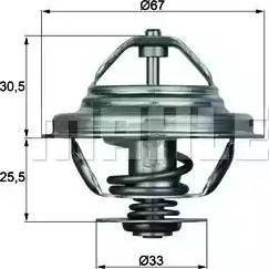 Behr TX 27 80D - Thermostat, Kühlmittel alexcarstop-ersatzteile.com