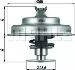 Behr TX 75 80D - Thermostat, Kühlmittel alexcarstop-ersatzteile.com