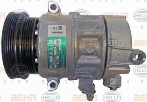 BEHR HELLA Service 8FK 351 322-341 - Kompressor, Klimaanlage alexcarstop-ersatzteile.com