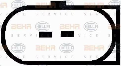 BEHR HELLA Service 8FK 351 322-741 - Kompressor, Klimaanlage alexcarstop-ersatzteile.com