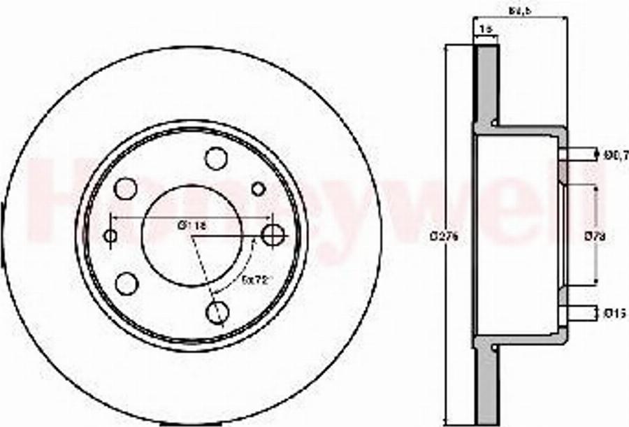 BENDIX 562479B - Bremsscheibe alexcarstop-ersatzteile.com