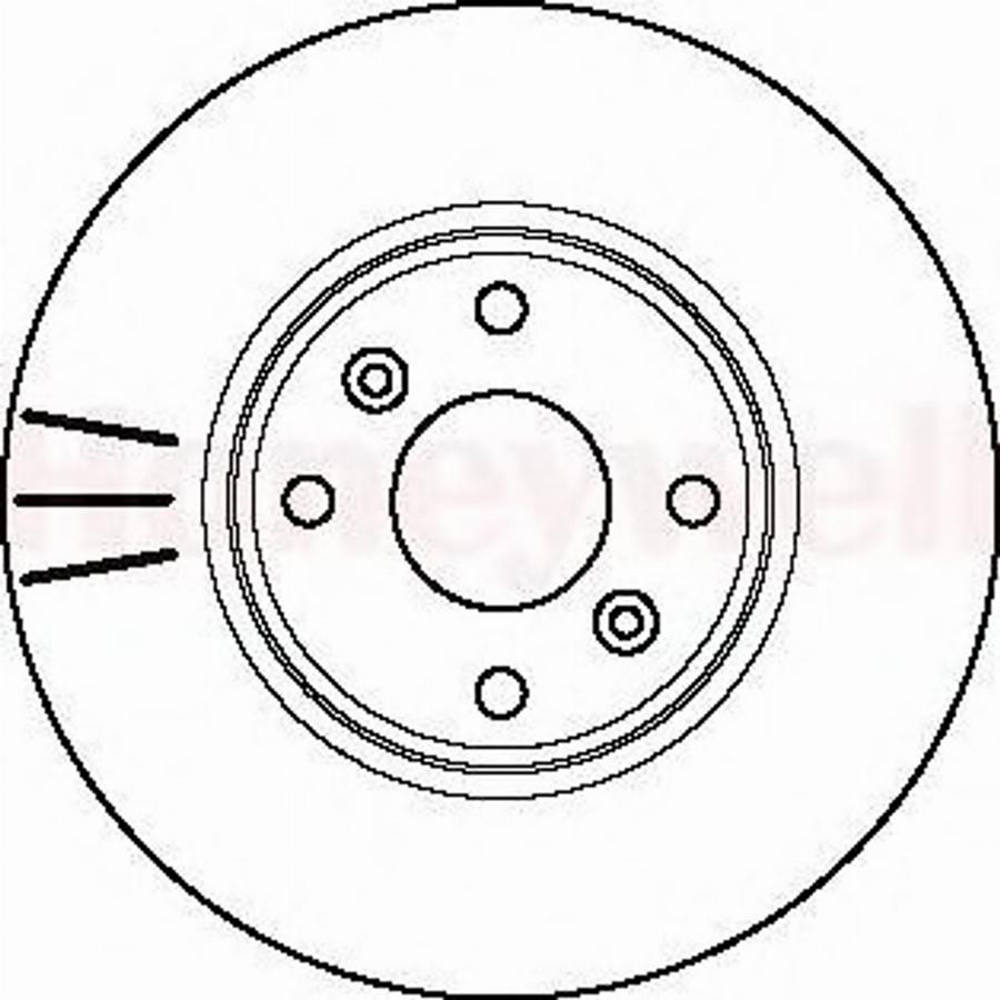 BENDIX 562103 B - Bremsscheibe alexcarstop-ersatzteile.com