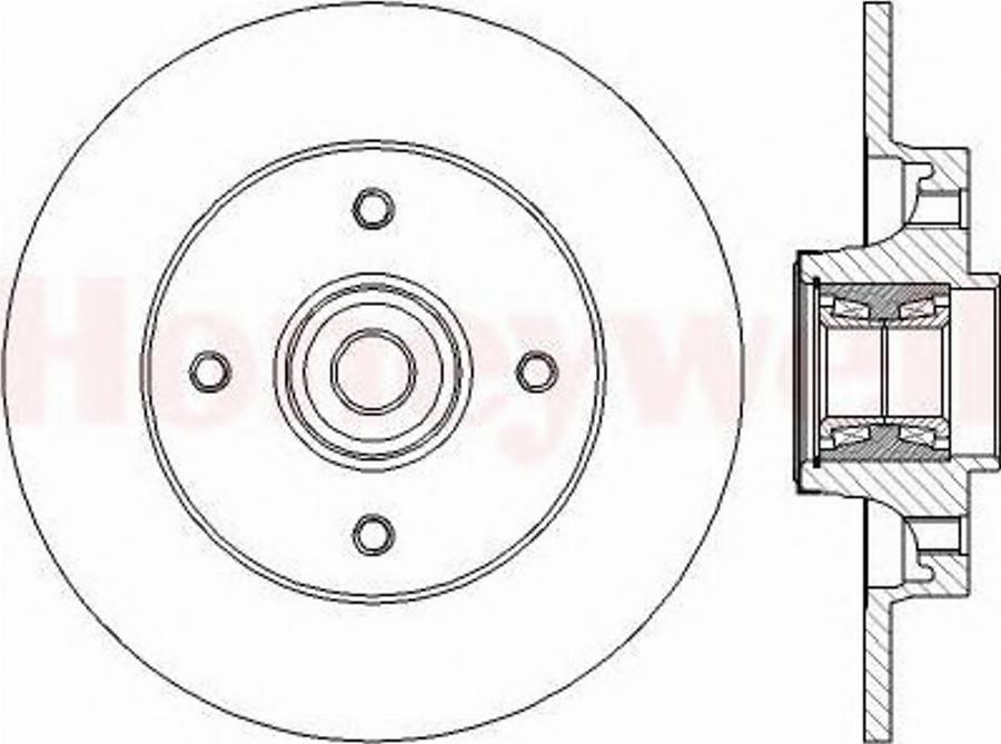 BENDIX 562374B - Bremsscheibe alexcarstop-ersatzteile.com