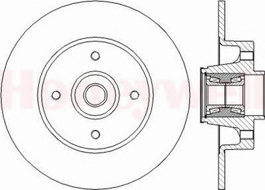 BENDIX 562376B - Bremsscheibe alexcarstop-ersatzteile.com