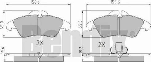 BENDIX 510270 - Bremsbelagsatz, Scheibenbremse alexcarstop-ersatzteile.com