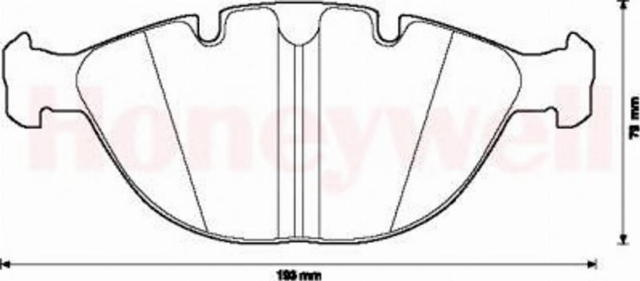 BENDIX 571993B - Bremsbelagsatz, Scheibenbremse alexcarstop-ersatzteile.com