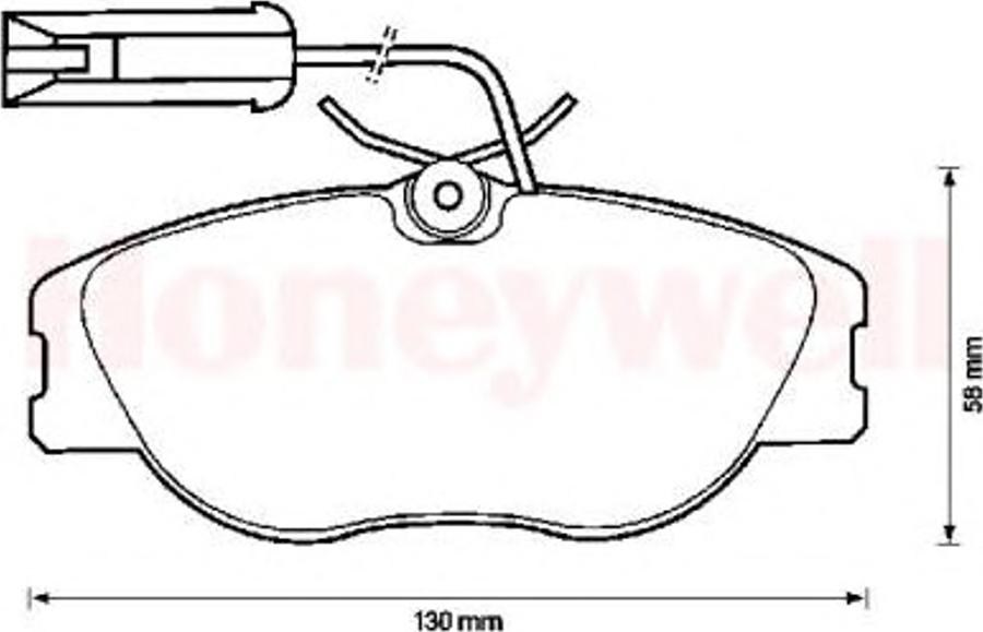 BENDIX 571905B - Bremsbelagsatz, Scheibenbremse alexcarstop-ersatzteile.com