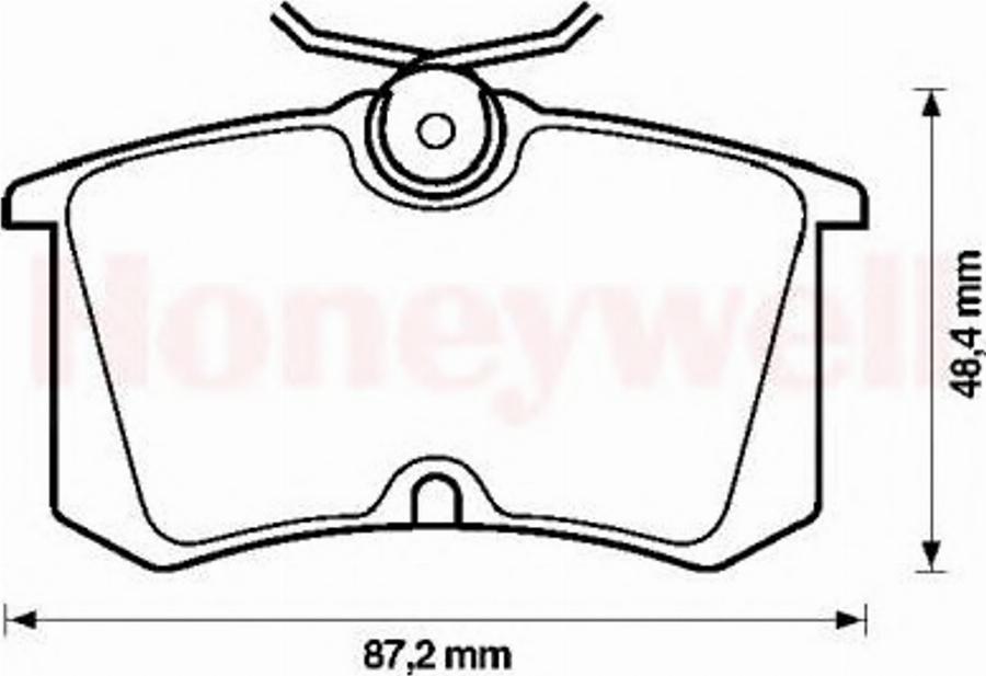 BENDIX 571906B - Bremsbelagsatz, Scheibenbremse alexcarstop-ersatzteile.com