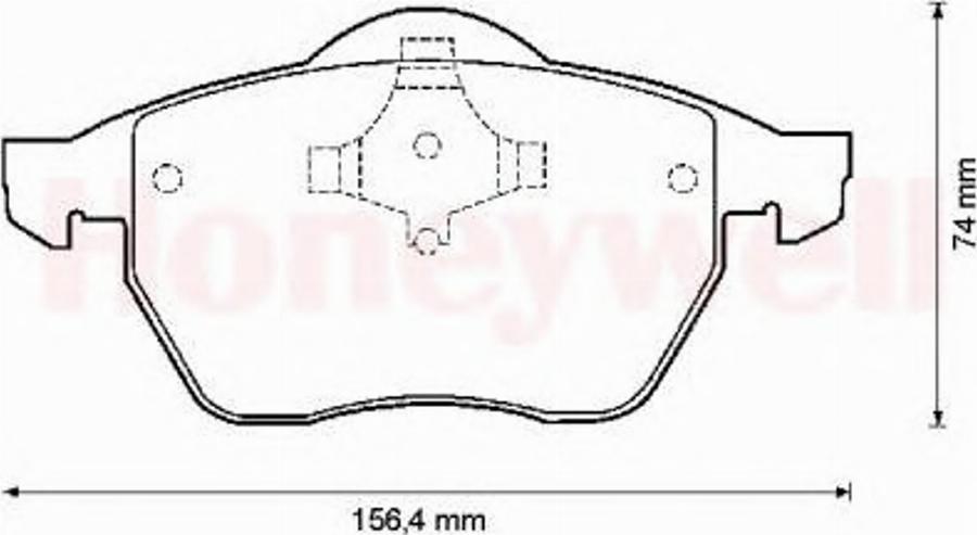 BENDIX 571900B - Bremsbelagsatz, Scheibenbremse alexcarstop-ersatzteile.com