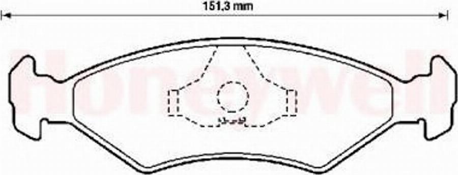 BENDIX 571914X - Bremsbelagsatz, Scheibenbremse alexcarstop-ersatzteile.com