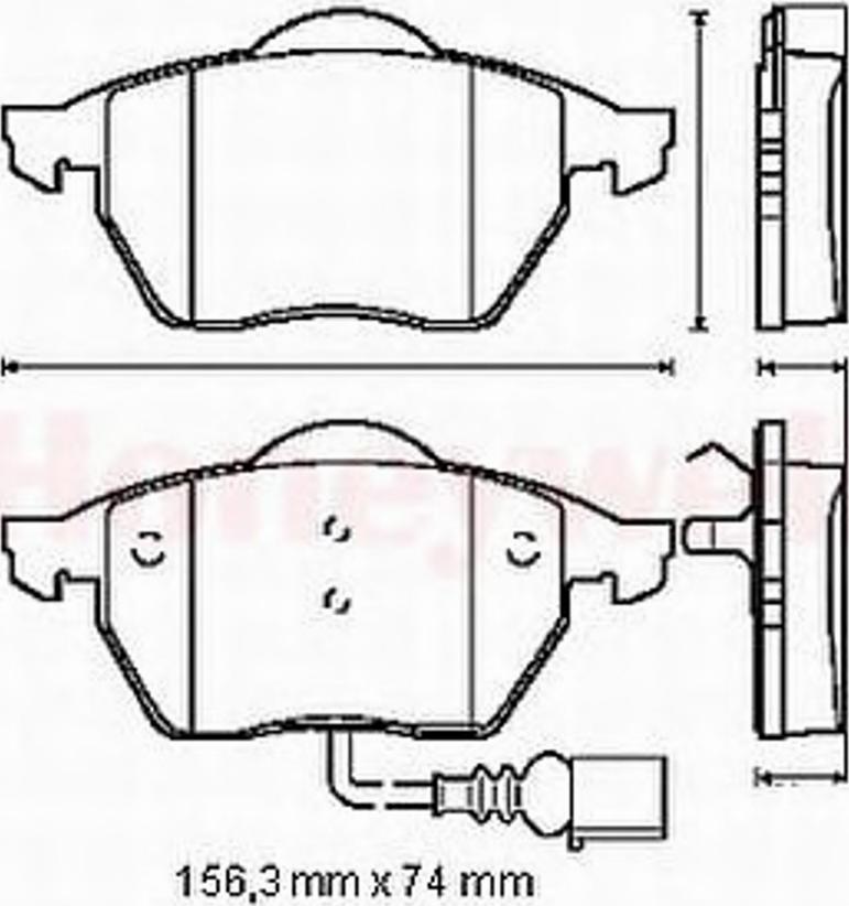 BENDIX 571984 B - Bremsbelagsatz, Scheibenbremse alexcarstop-ersatzteile.com