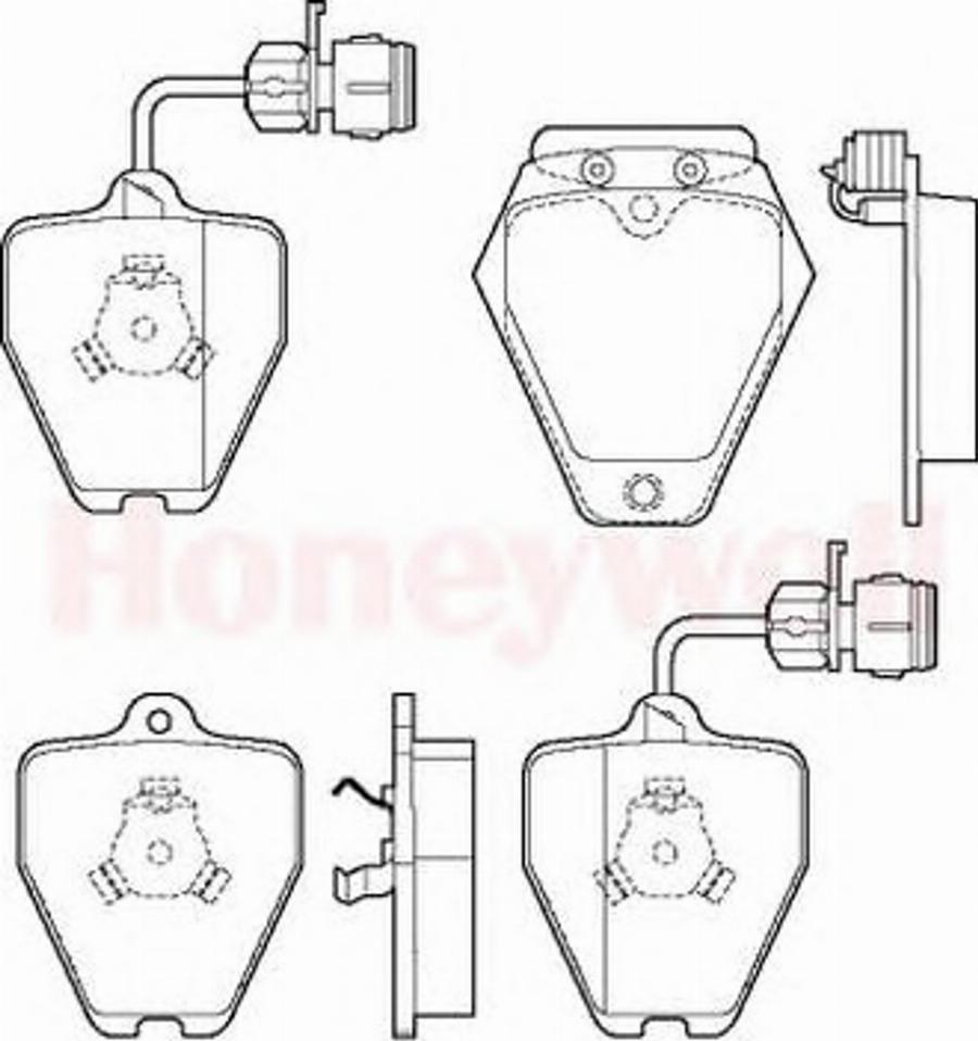 BENDIX 571983B - Bremsbelagsatz, Scheibenbremse alexcarstop-ersatzteile.com