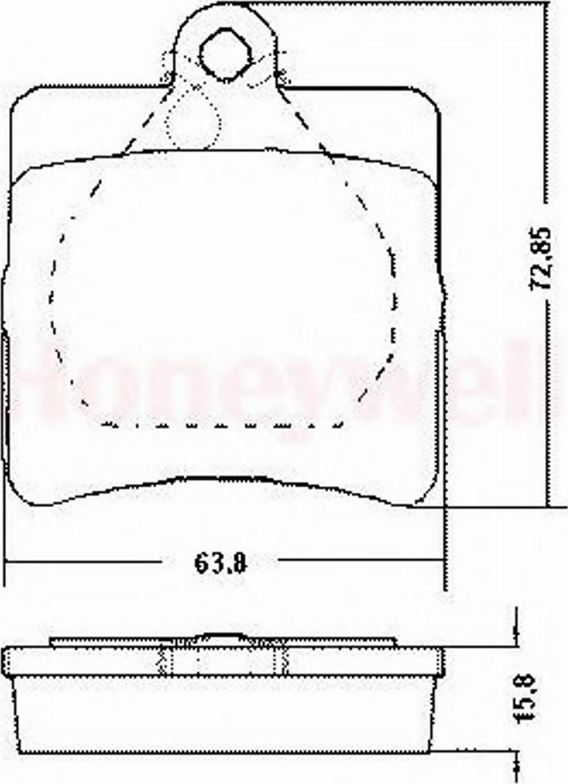 BENDIX 571925B - Bremsbelagsatz, Scheibenbremse alexcarstop-ersatzteile.com