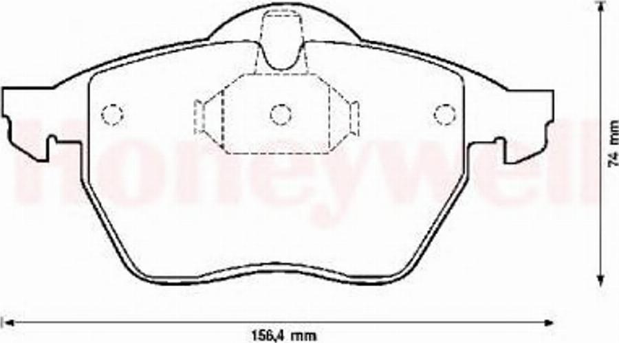 BENDIX 571920B - Bremsbelagsatz, Scheibenbremse alexcarstop-ersatzteile.com