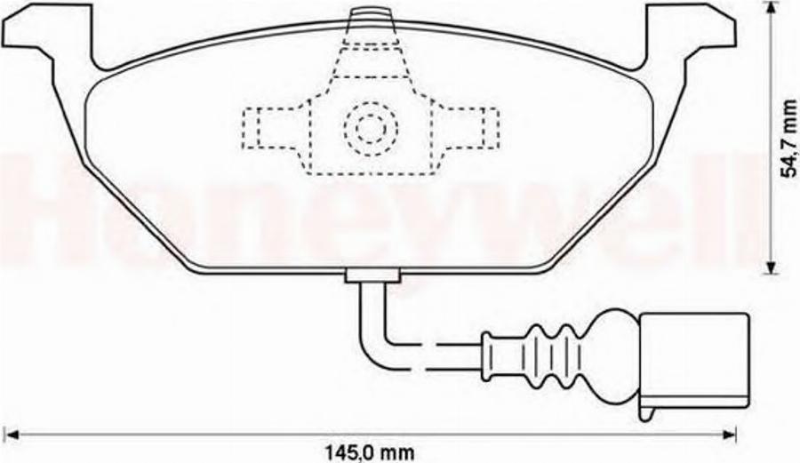 BENDIX 571971X - Bremsbelagsatz, Scheibenbremse alexcarstop-ersatzteile.com