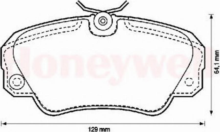 BENDIX 571493B - Bremsbelagsatz, Scheibenbremse alexcarstop-ersatzteile.com