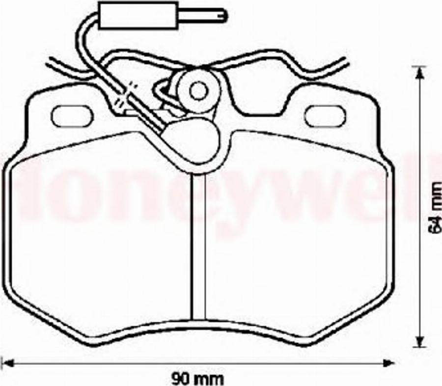 BENDIX 571406X - Bremsbelagsatz, Scheibenbremse alexcarstop-ersatzteile.com