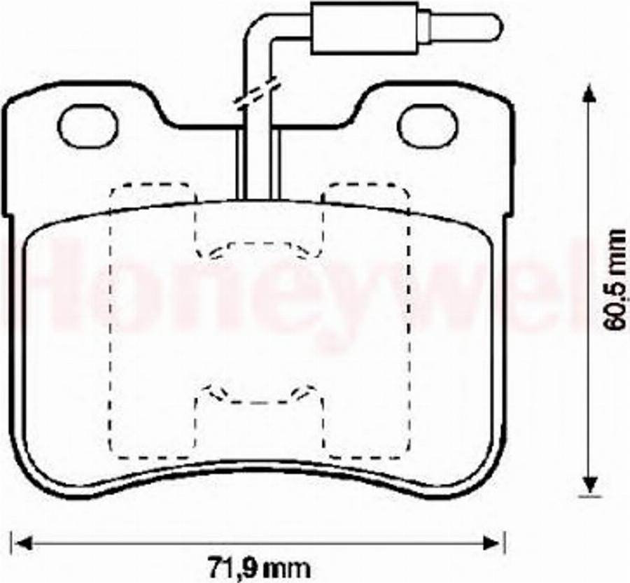 BENDIX 571473X - Bremsbelagsatz, Scheibenbremse alexcarstop-ersatzteile.com