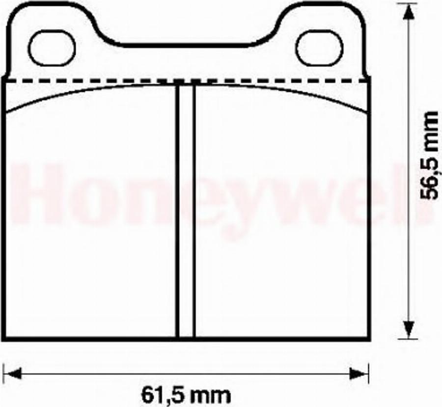 BENDIX 571554B - Bremsbelagsatz, Scheibenbremse alexcarstop-ersatzteile.com