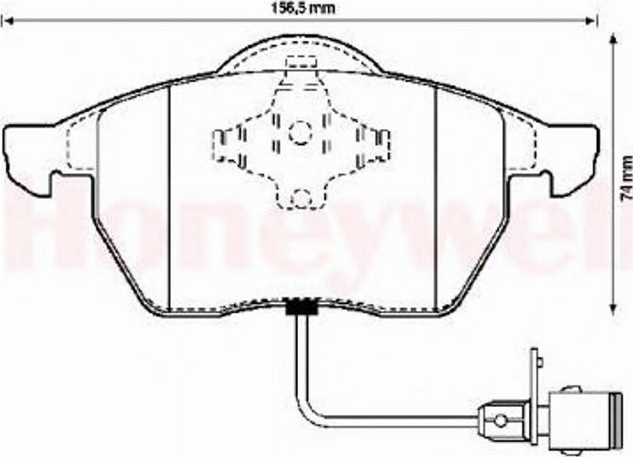 BENDIX 571512B - Bremsbelagsatz, Scheibenbremse alexcarstop-ersatzteile.com