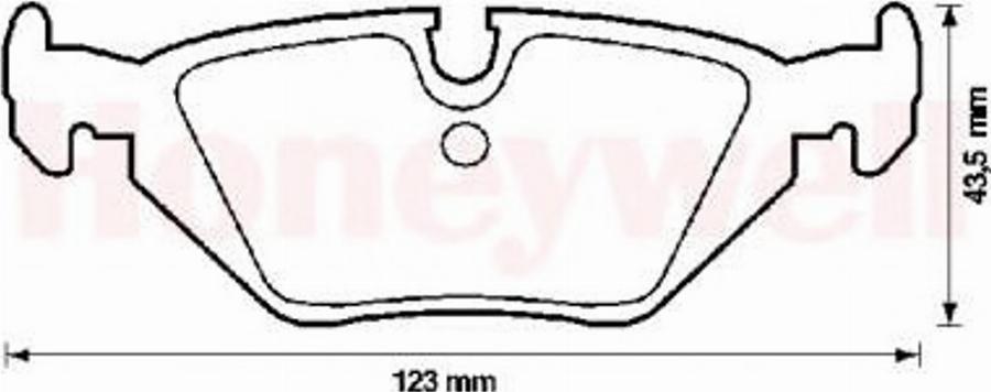 BENDIX 571527B - Bremsbelagsatz, Scheibenbremse alexcarstop-ersatzteile.com