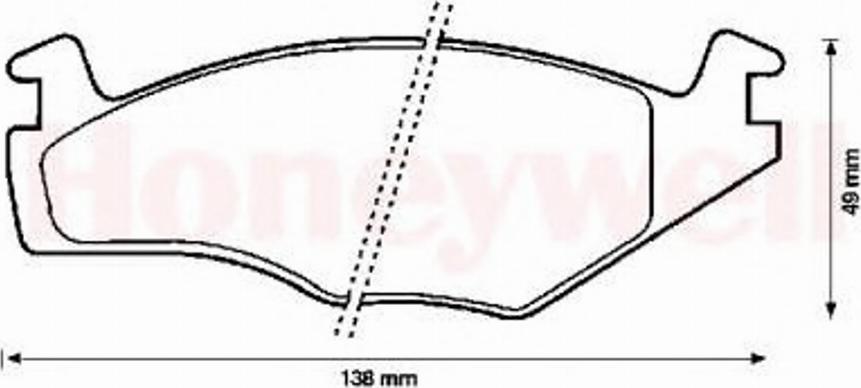 BENDIX 571848B - Bremsbelagsatz, Scheibenbremse alexcarstop-ersatzteile.com