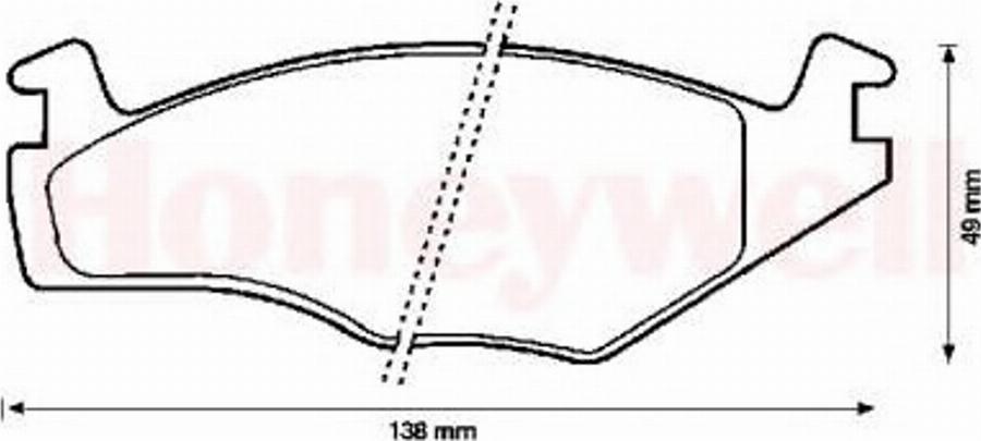 BENDIX 571848X - Bremsbelagsatz, Scheibenbremse alexcarstop-ersatzteile.com