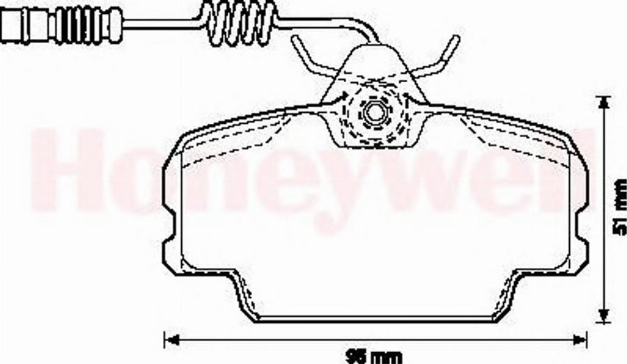 BENDIX 571868B - Bremsbelagsatz, Scheibenbremse alexcarstop-ersatzteile.com