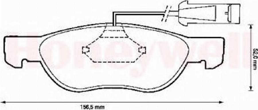 BENDIX 571883B - Bremsbelagsatz, Scheibenbremse alexcarstop-ersatzteile.com