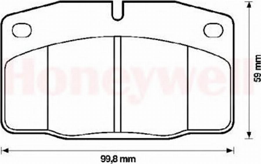 BENDIX 571833B - Bremsbelagsatz, Scheibenbremse alexcarstop-ersatzteile.com