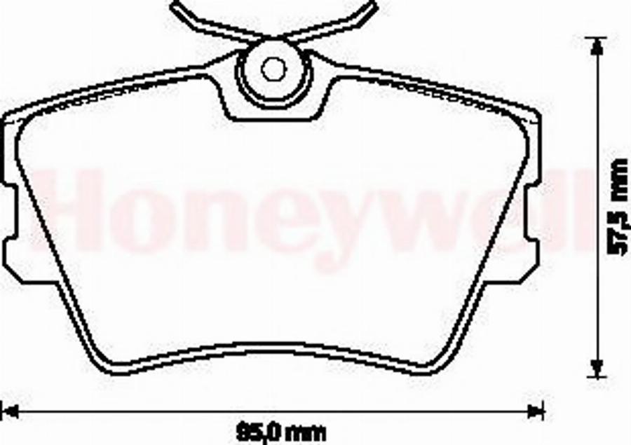 BENDIX 571875B - Bremsbelagsatz, Scheibenbremse alexcarstop-ersatzteile.com