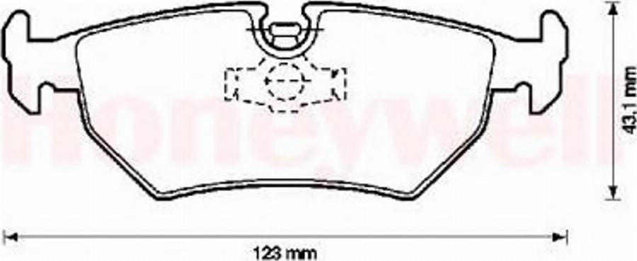 BENDIX 571395B - Bremsbelagsatz, Scheibenbremse alexcarstop-ersatzteile.com