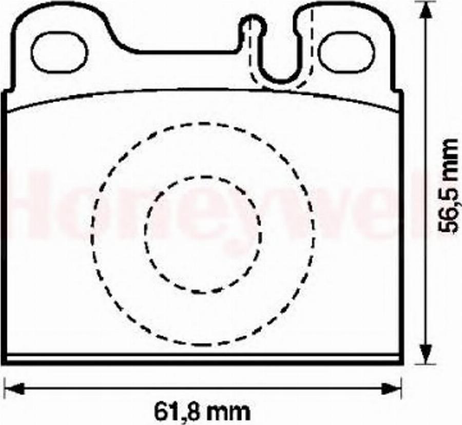 BENDIX 571342B - Bremsbelagsatz, Scheibenbremse alexcarstop-ersatzteile.com